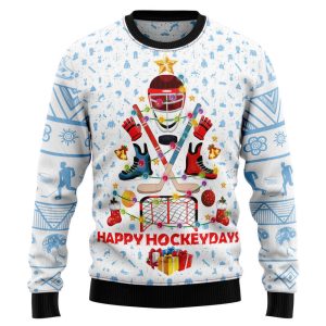 Happy Hockey Day TG5115 Ugly Christmas…