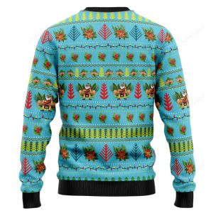 hawaiian christmas santa claus ugly christmas sweater for men and women 1.jpeg