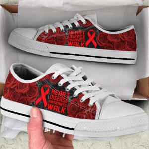 heart disease shoes awareness walk low top shoes canvas shoes best gift for men and women cancer awareness 1.jpeg
