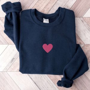 heart valentine s day embroidered sweatshirt 2d crewneck sweatshirt best gift for family sws2931 2.jpeg