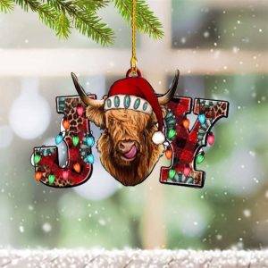 Highland Cow Christmas Ornament Highland Cow…