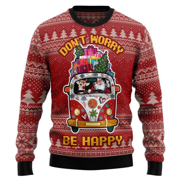 Hippie Car HT100507 Ugly Christmas Sweater – Noel Malalan Signature
