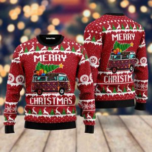 hippie car merry christmas ugly christmas sweater for men women adult us4774 ugly sweater gift for lover 1.jpeg