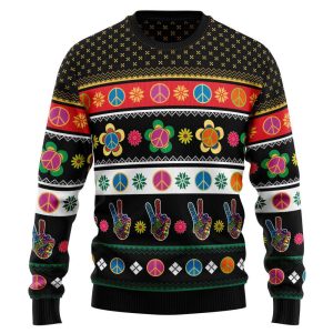 hippie peace sign g51020 ugly christmas sweater best gift for christmas noel malalan christmas signature.jpeg