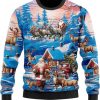 Holy Ugly Christmas Sweater, Santa Ugly Sweater Neck Sweatshirt For Women