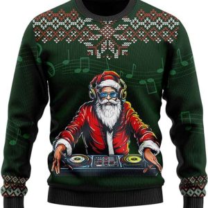 Holy Ugly Christmas Sweater, Santa Mens…