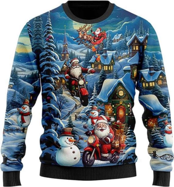 Holy Ugly Christmas Sweater For Women, Santa Mens Crew Neck Sweatshirt Gift Christmas