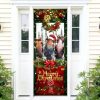 Horse Merry Christmas Door Cover: Funny Holiday Decor for Porch & Home