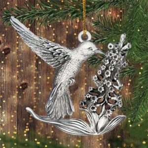 Hummingbird Ornament Hummingbird Christmas Ornament For…