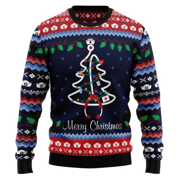 HZ102108 Merry Christmas Nurse Ugly Christmas Sweater – Noel Malalan