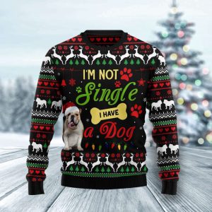 i m not single i have a bulldog ugly christmas sweater gift for christmas.jpeg