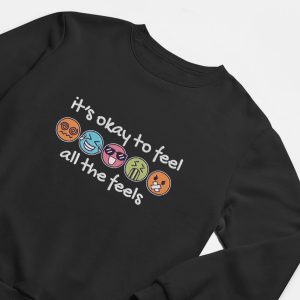 it s okay to feel all the feels sweatshirt speech therapy shirt school psychology anxiety tee school counselor shirt funny emoji feeling 3.jpeg