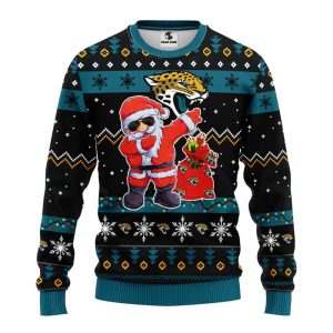 jacksonville jaguars dabbing santa claus christmas ugly sweater gift for christmas .jpeg