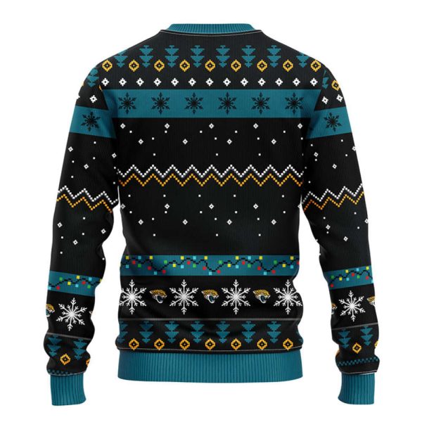 Jacksonville Jaguars Dabbing Santa Claus Christmas Ugly Sweater, Gift For Christmas