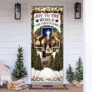 Jesus Nativity Door Cover Merry Christmas…