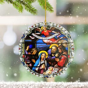 Jesus Christmas Ornament Christian Themed Ornaments…