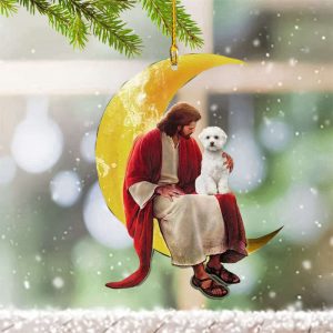 jesus maltese christmas ornament dog lover religious christmas tree ornaments 2022.jpeg