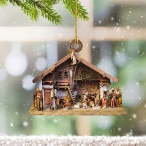 Jesus Nativity Christmas Ornament Jesus Birth…