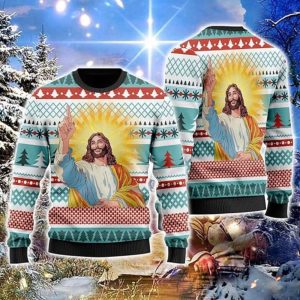 jesus ugly christmas sweater for women christian mens funny ugly sweater crew neck sweatshirt 8.jpeg