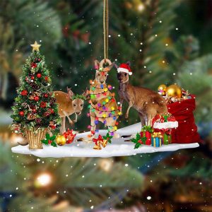 Kangaroo Christmas Ornament Funny Christmas Tree…