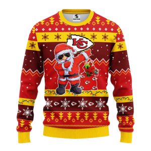 kansas city chiefs dabbing santa claus christmas ugly sweater gift for christmas .jpeg