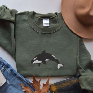 killer whale embroidered sweatshirt 2d crewneck sweatshirt for men and women sws3143 1.jpeg