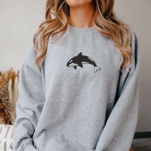 killer whale embroidered sweatshirt 2d crewneck sweatshirt for men and women sws3143 3.jpeg