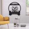 Labrador Retriever’s House Dog Lovers Personalized Metal Sign