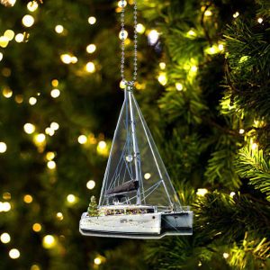 Lagoon 450F Catamarans Yacht Christmas Ornament…