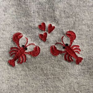 lobsters in love embroidered sweatshirt 2d crewneck sweatshirt for men and women sws3481 1.jpeg