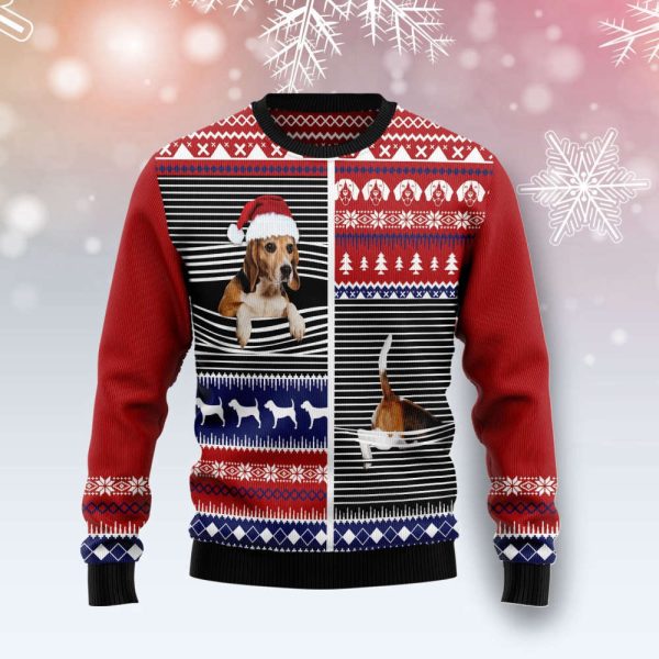 Lovely Beagle TG51021 Ugly Christmas Sweater – Noel Malalan Signature