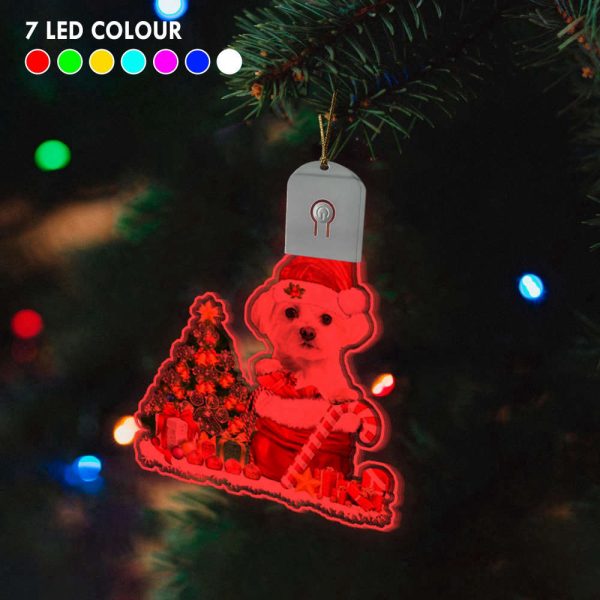 Maltese Christmas Ornament Maltese Shih Tzu Christmas Ornament Best Gifts For Dog Lovers