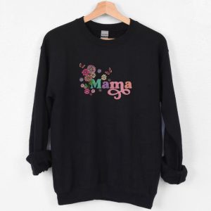 mama with flowers embroidered sweatshirt 2d crewneck sweatshirt gift for family sws3904 4.jpeg