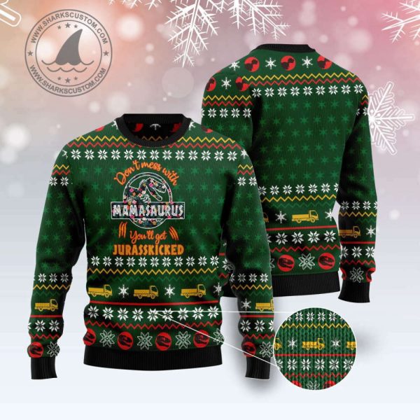 Mamasaurus G5105 Ugly Christmas Sweater – Perfect Gift Noel Malalan