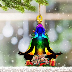 Meditation Merry Christmas Ornament Xmas Tree…