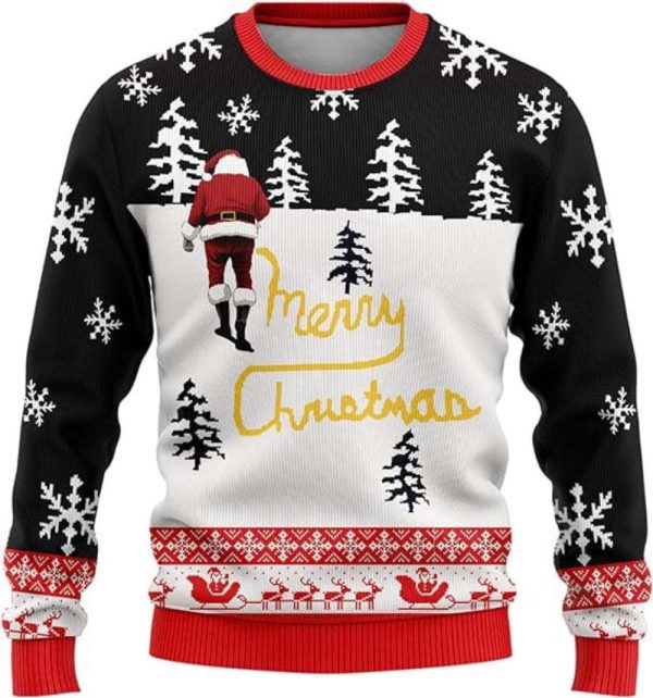 Men’s Ugly Christmas Sweaters, Santa Claus Lovers Women’s  For Christmas