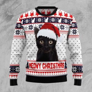 meowy black cat christmas white sweater christmas ugly sweater christmas gift gift christmas 2023.jpeg