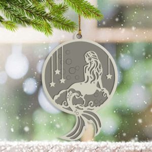 Mermaid Christmas Ornaments Xmas Tree Toppers…