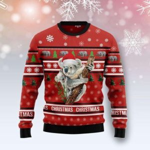 Merry Christmas Koala Ugly Christmas Sweater,…