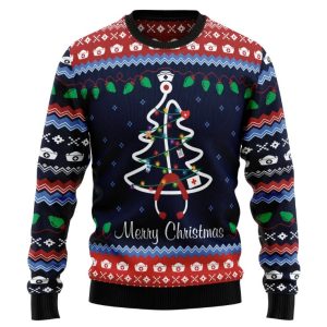 Merry Christmas Nurse Ugly Christmas Sweater…