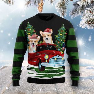 Merry Christmas Pembroke Welsh Corgi Ugly…