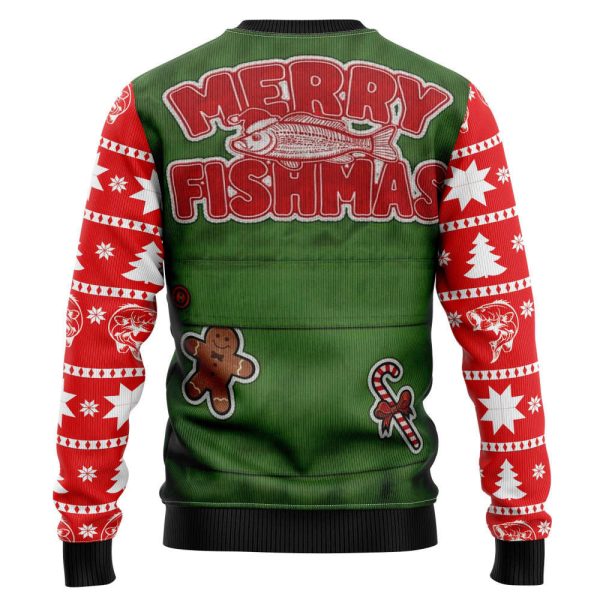 Merry Fishmas HT92507 Ugly Christmas Sweater – Noel Malalan Signature