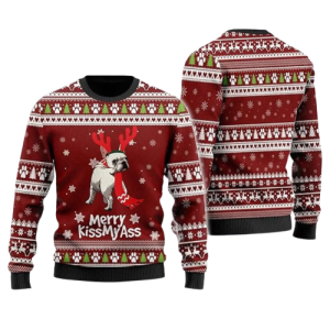 merry xmas dog ugly christmas sweater dog mens ugly sweater gift for dog lover .png