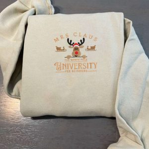 mrs claus university for reindeers christmas embroidery sweatshirt embroidery crewneck sweatshirt embroidered sweatshirt 1.jpeg