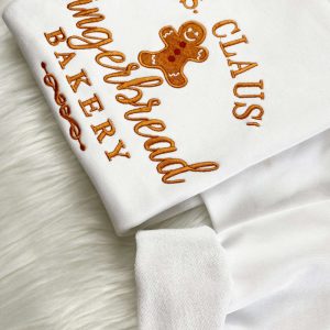 mrs clause gingerbread embroidered sweatshirt christmas embroidered hoodie funny christmas sweater crew neck sweatshirt 1.jpeg