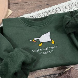 Murder Duck Embroidered Sweatshirt 2D Crewneck…