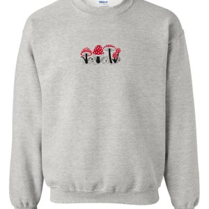 mushrooms embroidered sweatshirt 2d crewneck sweatshirt gift for family sws4109 1.jpeg