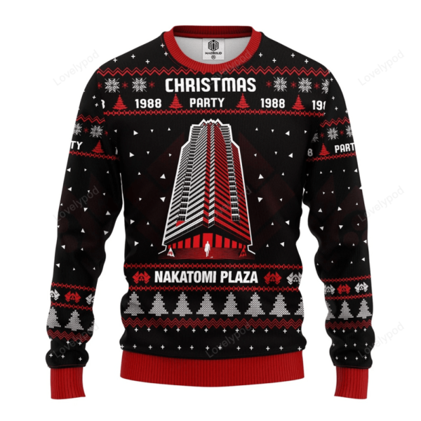 Nakatomi Plaza Merry Christmas Ugly Christmas Sweater – Gift For Christmas