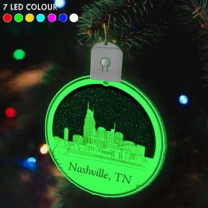 Nashville Led Christmas Ornament Light Up…