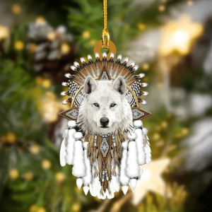 Native American Wolf Ornament Spirit Animal…